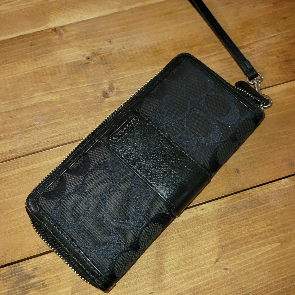 Authentic Coach Wristlet Wallet